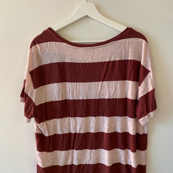 American Eagle Soft + Sexy Striped Tee - Picture 2 of 4